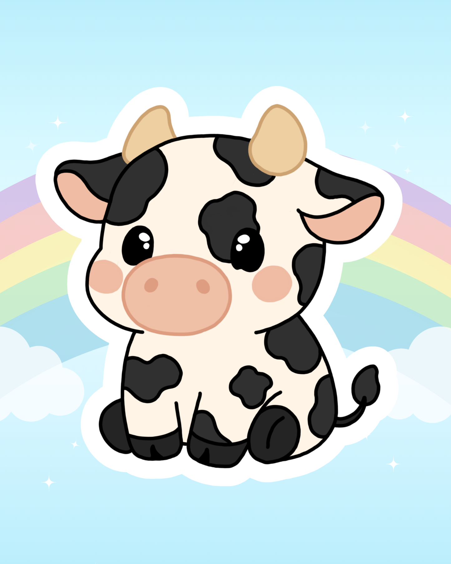 Farmyard Cow Die Cut