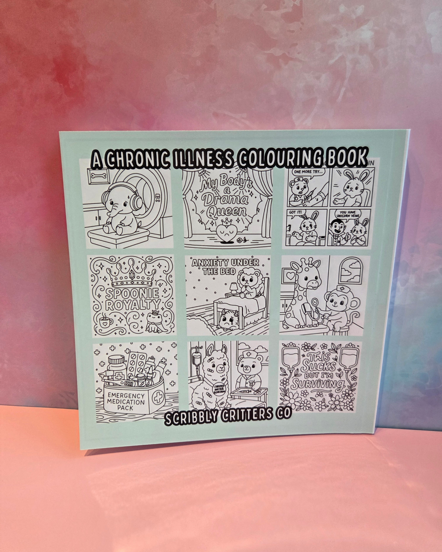 Chronic Illness Colouring Book