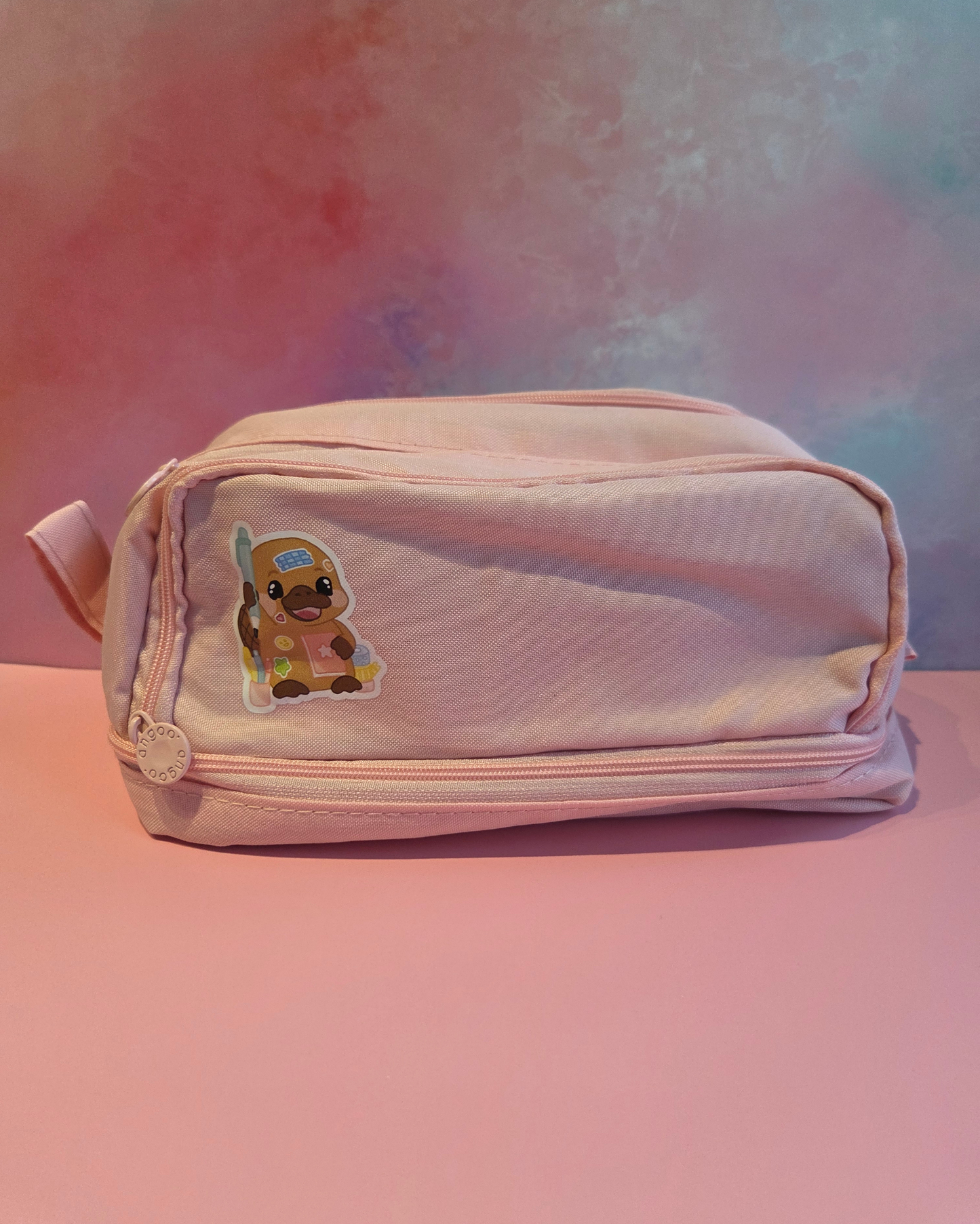 Pink Percy Pencil Case