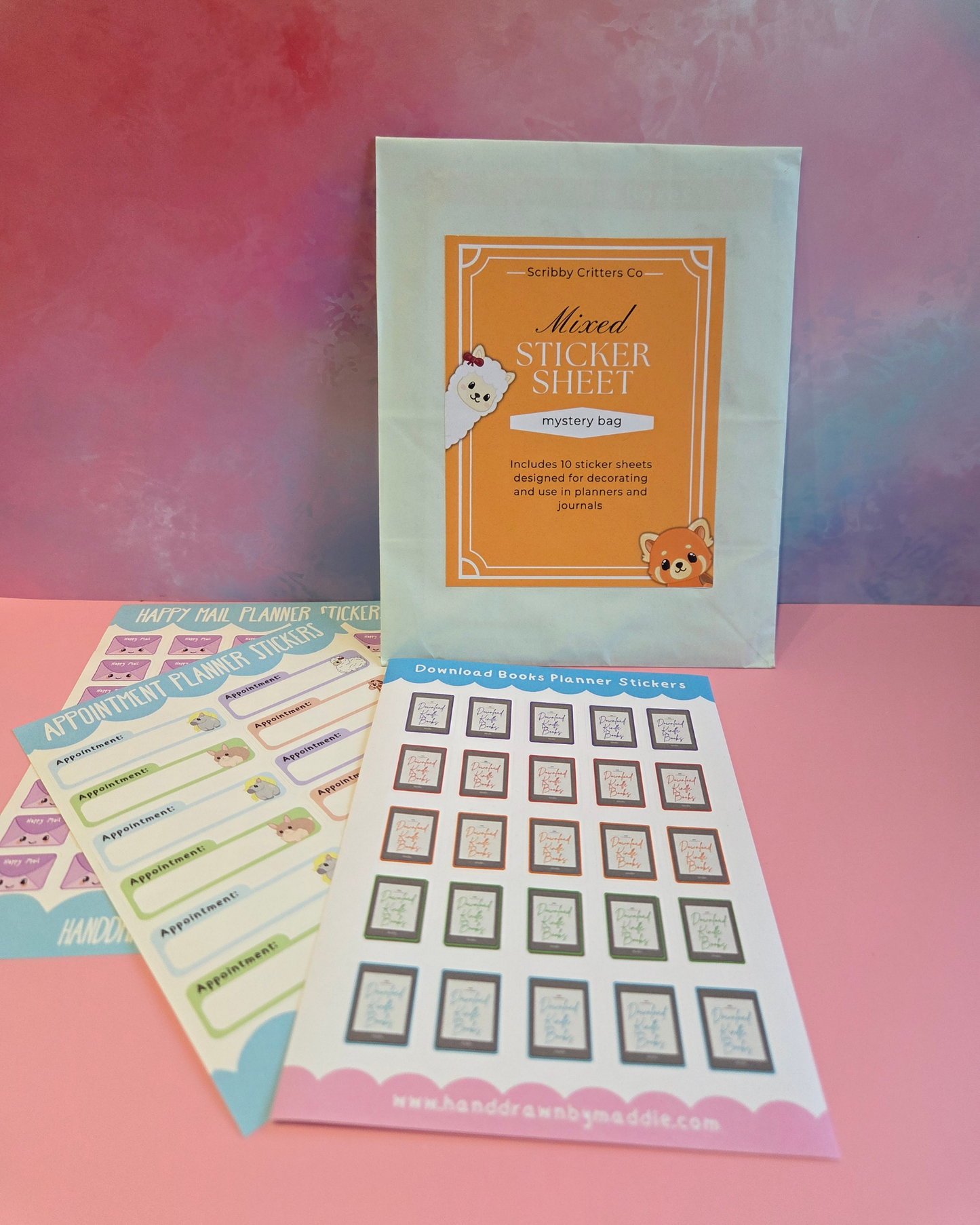 10 Mystery Planner Sticker Sheets