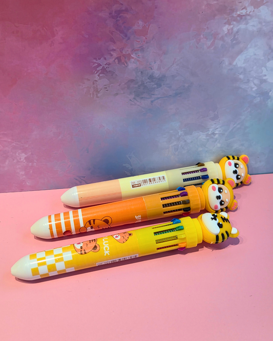 Tiger Multi-Coloured Pen