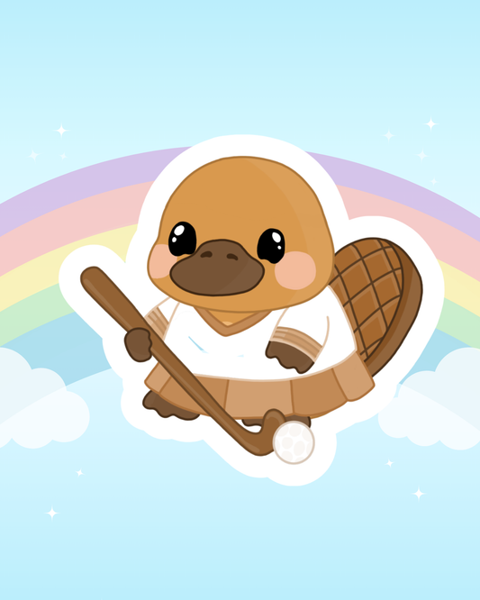 Percy Field Hockey Die Cut