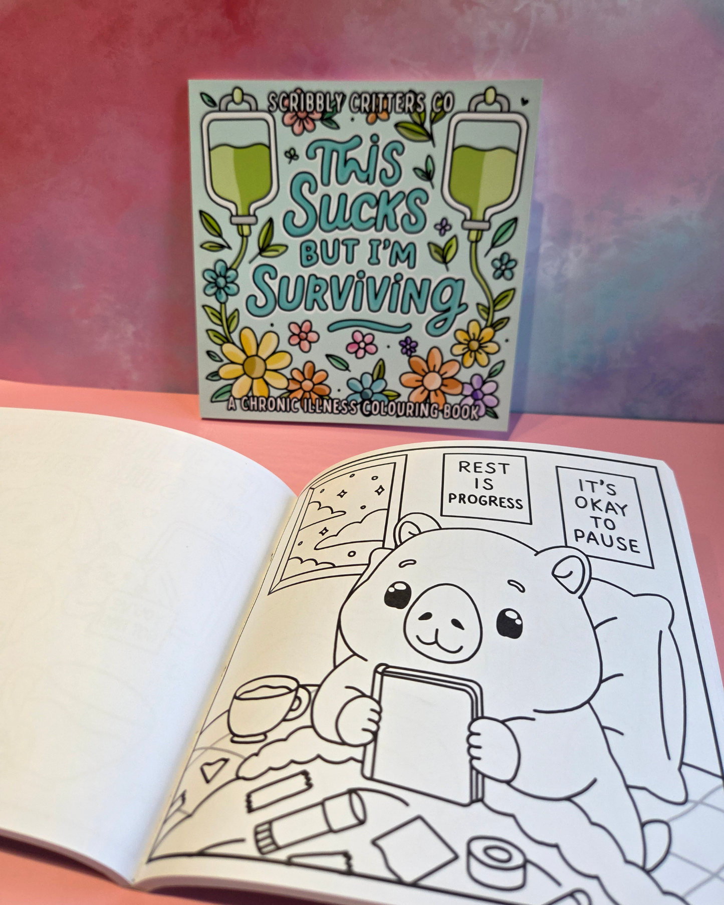 Chronic Illness Colouring Book