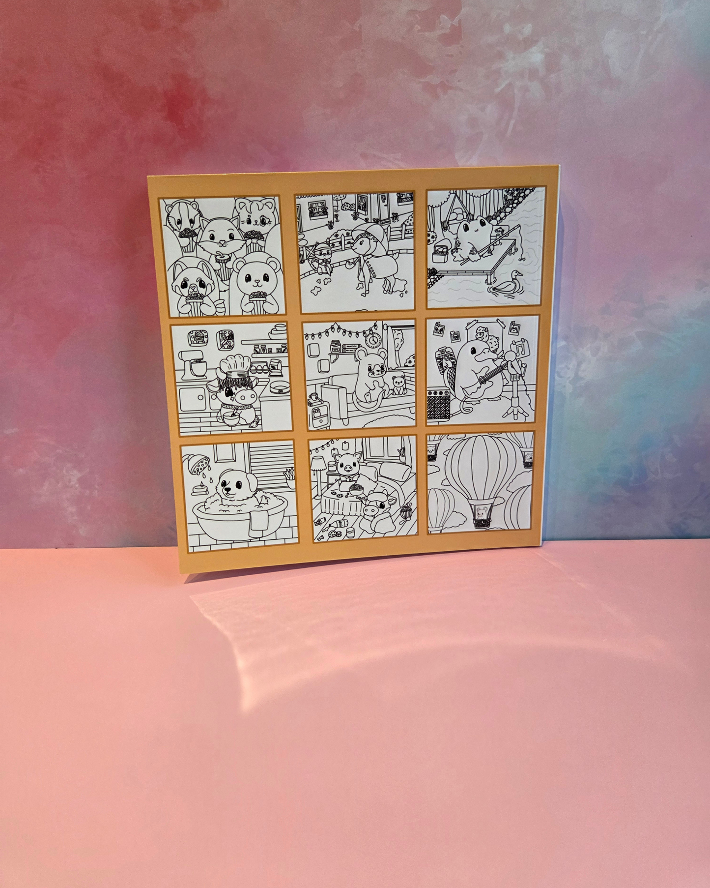 Adorable Animals Colouring Book