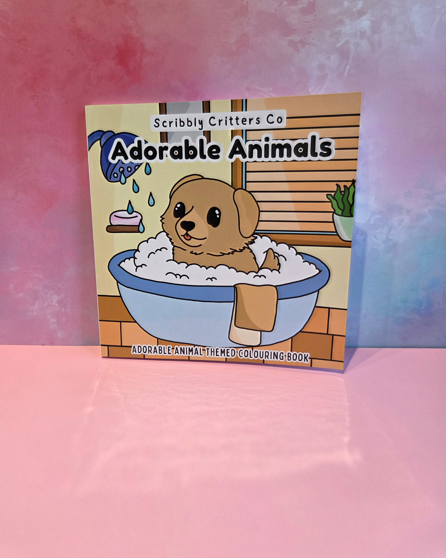 Adorable Animals Colouring Book