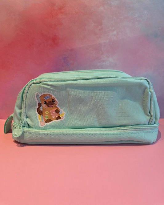 Teal Percy Pencil Case